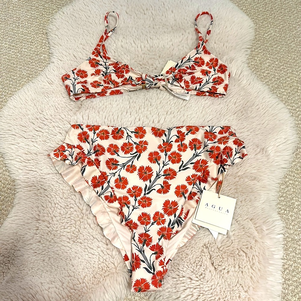 Agua by Agua Bendita | floral print bikini set